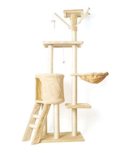 beige cat tree