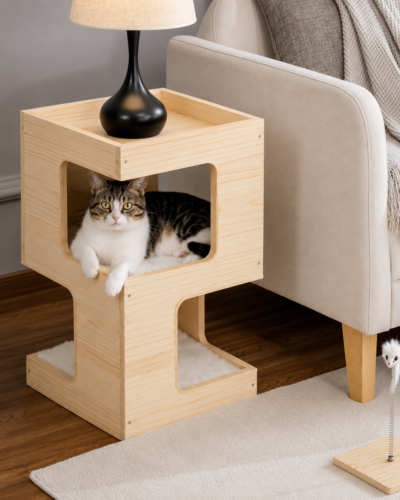 Home Cat Side Table