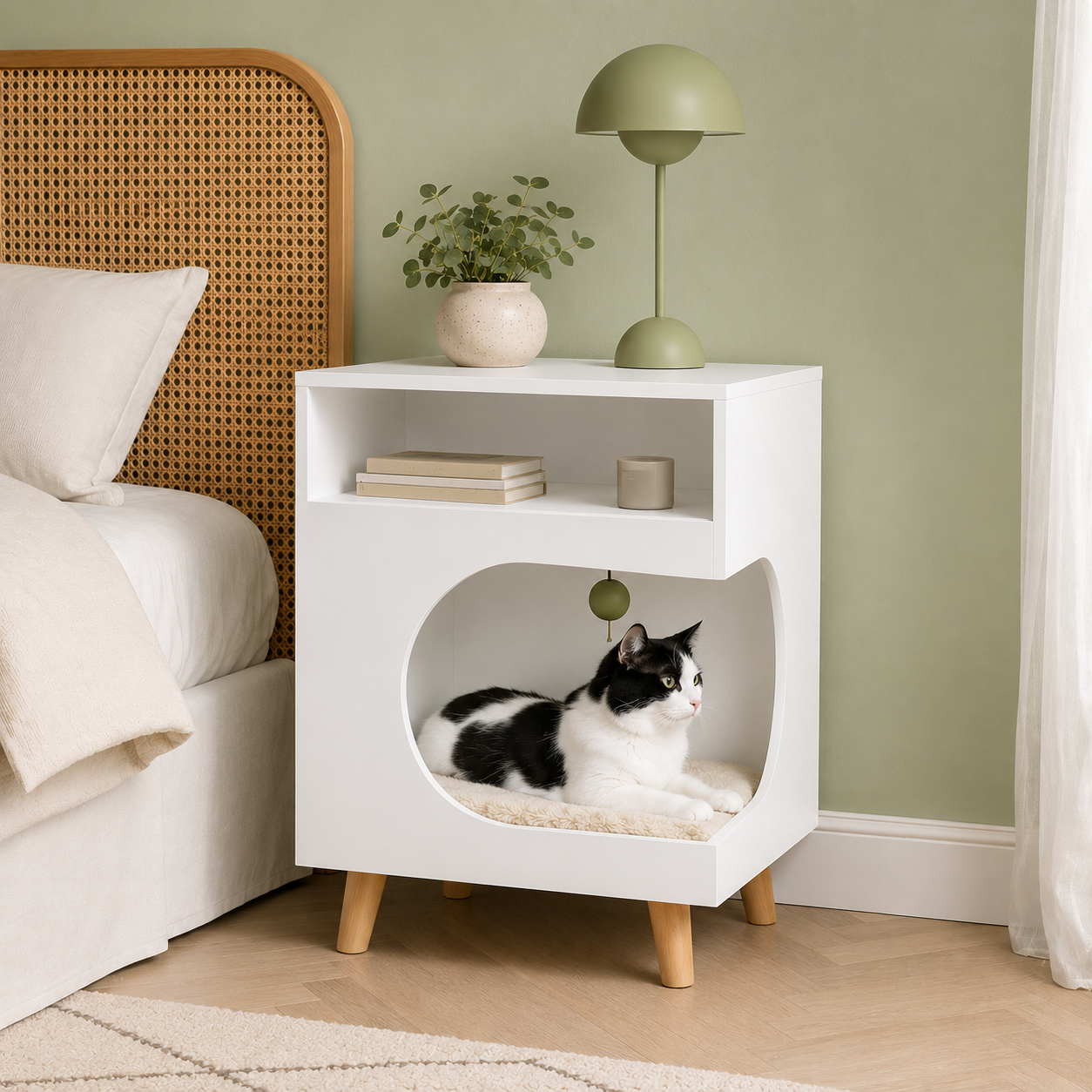 Modern Cat House Side Table Modern Cat House Side Table